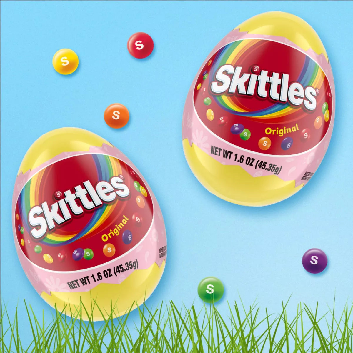 Skittles Original Chewy  Filled Easter Egg - 1.6Oz