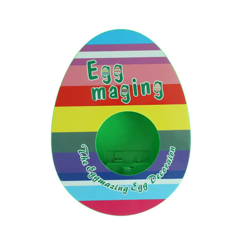 Easter Egg Decorating Kit Diy Graffiti Electric Rotating Machine with Rabbit Egg Painting Machine Lights Music Painter