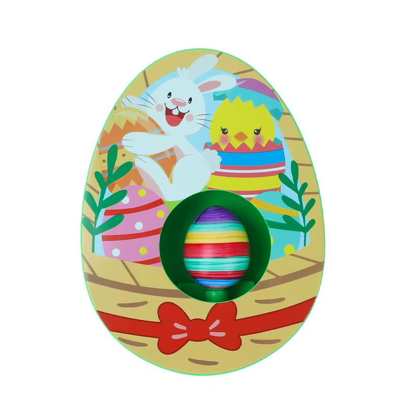 Easter Egg Decorating Kit Diy Graffiti Electric Rotating Machine with Lights Music Painter Rabbit Egg Painting Machine